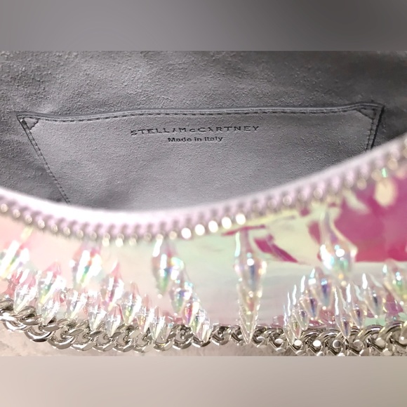 ❌❌❌SOLD❌❌❌STELLA MCCARTNEY Mini Falabella Spike Holographic Shoulder Bag - Picture 13 of 14